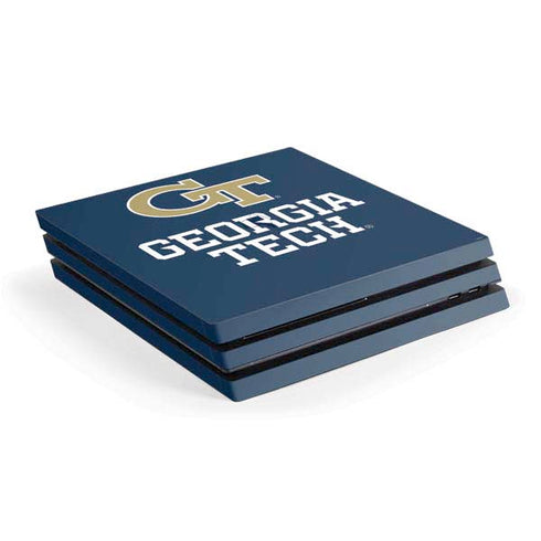 Georgia Institute of Technology GT Blue PlayStation PS4 Skins